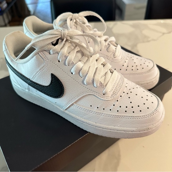 Nike Court Vision Low Next Nature - White/Black - Picture 4 of 8